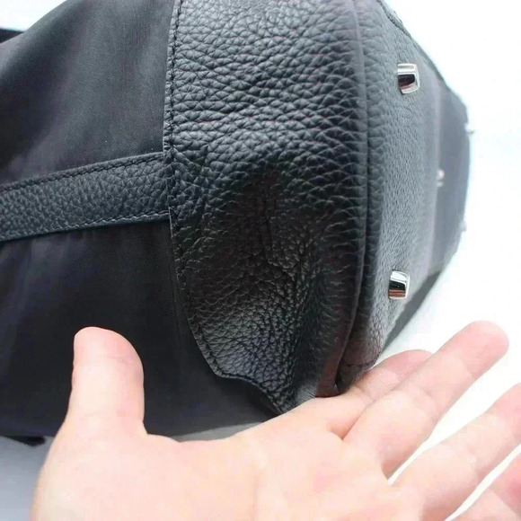 Burberry Urban Black Large Black Nylon/Leather trim 2 way bag - Picture 11 of 16